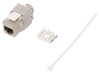Conector RJ45 Keystone Logilink Ecranat Cat 6a NK4003 pentru Panou 8P8C