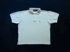 Tricou Polo by Ralph Lauren. Marime L: 61 cm bust, 63 cm lungime etc.; impecabil foto