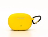 Cumpara ieftin Husa din silicon marca THD pentru protectia castilor Beats Studio Buds+ by Dr. Dre, culoarea galben