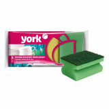 Spumă exfoliantă cu design ergonomic set de 3 - YORK