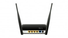Router wireless d-link dwr-116 1xwan 10/100 4xlan 10/100 2 antene externe 3dbi n300 compatibil modem foto