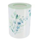 Coș Gunoi Design Floral 5L &ndash; Bleu / Verde | Coșuri De Gunoi Baie