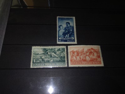 TIMBRE ROMANIA LP 279 1951 PIONIERI foto