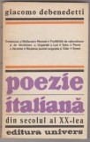 bnk ant Giacomo Debenedetti - Poezia italiana din secolul al XX-lea