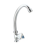 Cumpara ieftin Baterie apa rece, pentru bucatarie, monocomanda, cromata, pipa 185 mm