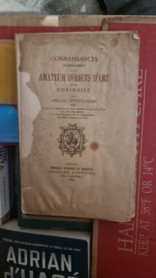 Oppenheim Ancel - Connaissances necessaires a un amateur D Objects D Art et de curiosite foto