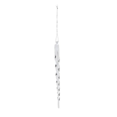 Decoratiune Craciun, tip turture, transparent, 15 cm, SD24-15-01, set 12 bucati foto