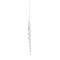 Decoratiune Craciun, tip turture, transparent, 15 cm, SD24-15-01, set 12 bucati