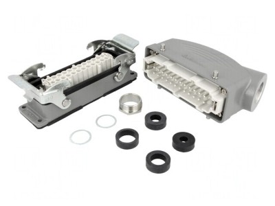 Conector HDC 24B Tată-Mamă 24PINS foto