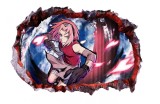 Cumpara ieftin Sticker decorativ, gaura in perete 3D, Naruto, 85 cm, 1031STK-1, natura si peisaje