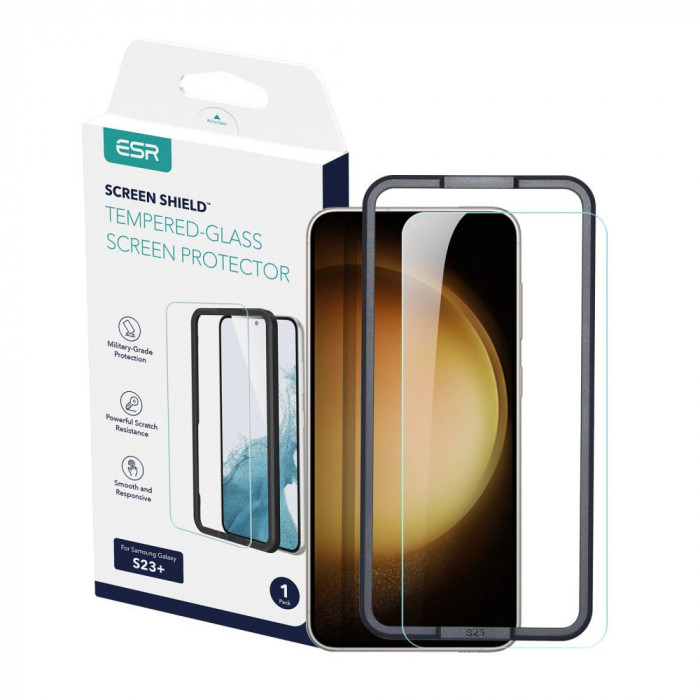 Folie pentru Samsung Galaxy S23 Plus, ESR Screen Shield, Clear