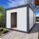 Container 18mp tip birou, pentru locuit, șantier, sanitar monobloc 6x3x3m cu 2