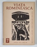 VIATA ROMANEASCA , REVISTA A UNIUNII SCRIITORILOR DIN R.P.R. , ANUL XIV , NUMARUL 2 , AUGUST , 1961