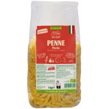Paste Penne Semola Bio Rapunzel 1000g din Grau Dur Ecologic, Reteta Italiana Traditionala