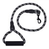 Lesă C&acirc;ini Talie Mare, 110 kg Rezistență, Lungime 110 cm, Grosime 1.6 cm, Metal-Stofă, Multicolor, Oem