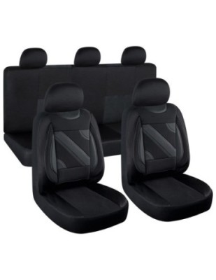 Set Huse Scaun Nero Negru, Umbrella foto