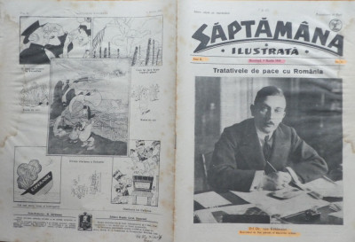 Saptamana ilustrata, an 2, nr. 31, 1918, Tratativele de pace cu Romania foto