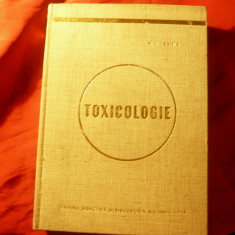 N.I.IOANID - TOXICOLOGIE - 1965, CARTONATA SI PANZATA ,399 PAG., ED. DIDACTICA