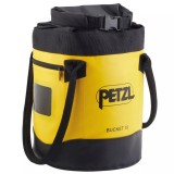 Geanta Alpinism Petzl Bucket 15L Yellow, Sac Corzi 45m, Autoportant, TPU Tech, Buzunar, 30x25cm, 465g, Sarcina Max 50kg
