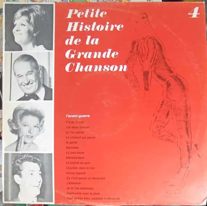 Disc vinil, LP. PETITE HISTOIRE DE LA GRANDE CHANSON, DISQUE 4: L&#039;AVANT GUERRE-COLECTIV-242511