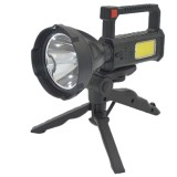 Lanterna LED COB APF&reg; ,Portabila cu Suport si Incarcare Acumulator USB