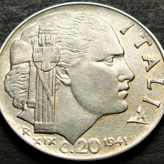 Moneda istorica 20 CENTESIMI - ITALIA FASCISTA, anul 1941 *cod 1746 A