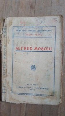 Pagini alese- Alfred Mosoiu 1923 foto