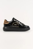 Karl Lagerfeld sneakers din piele KAPRI culoarea negru, KL62539J