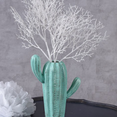 Vas cactus din ceramica verde CW170