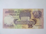 Seychelles 25 Rupees 1989,bancnota din imagini la cel mai mic preț
