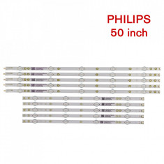 Set barete led Philips 50 inch 50PUS6162, 50PUS6703, 50PUS6753 LB50082 V0_03 R L foto