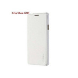 Husa Flip Carte Rock Uni Samsung G850 Galaxy Alpha Alb, Cu clapeta, Piele Ecologica