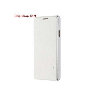 Husa Flip Carte Rock Uni Samsung G850 Galaxy Alpha Alb foto