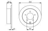 BOSCH 0 986 479 A41 Disc frana