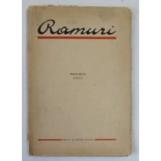RAMURI , REVISTA , ANUL 29 , NR. 7 , SEPTEMBRIE , 1937