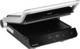 Grill electric ECG FORZA 5200 Fuego, 2000W, 80-230 &deg;C, 2 termostate, cronometru, deschidere 180&deg;, capac din otel inoxidabil