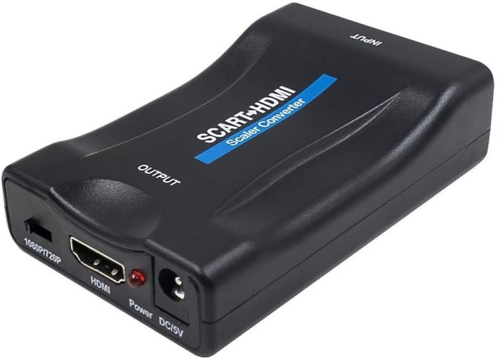 Convertor Video Hdmi In - Scart Out cu Alimentare la Usb