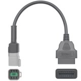 Techstar Adaptor OBD2 la conector 6 pini UTV/ATV, cablu diagnoza off-road, CAN/K-Line