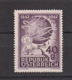 AUSTRIA 100 ANI TELEGRAFIE 1947 MI: 837 MNH, Nestampilat