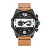 Ceas Barbatesc CURREN M8259 - Negru si Maro