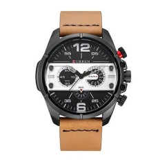 Ceas Barbatesc CURREN M8259 - Negru si Maro