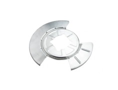Protectie stropire disc frana spate TESLA MODEL S, 06.2012-, partea dreapta, metal, diametru disc frana : 365 mm, OE : 600643300A; 6006433-00-A,
