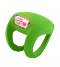 Far spate Knog Frog Strobe, Led rosu, rezistent la apa, verde lamai foto