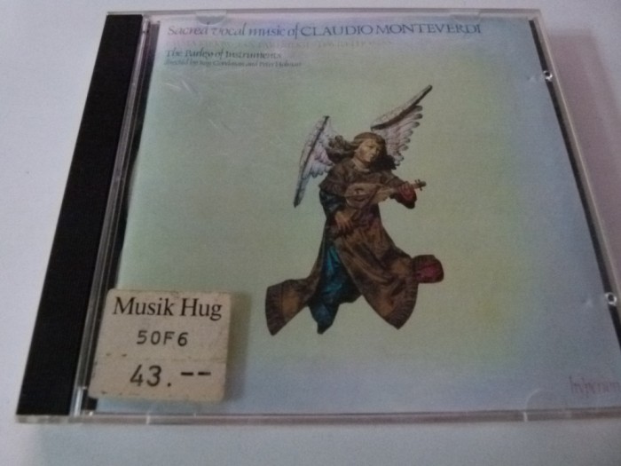 Sacred vocal music- Monteverdi, cd