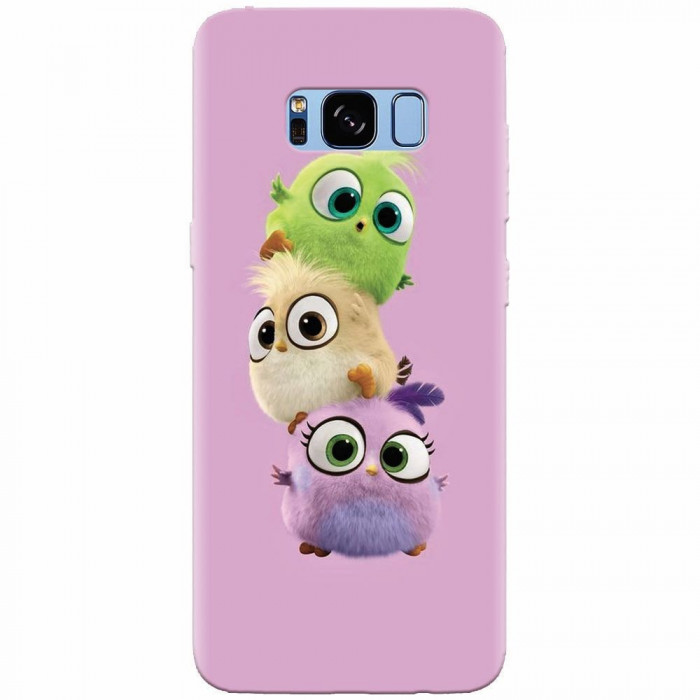 Husa silicon pentru Samsung S8 Plus, Baby Birds