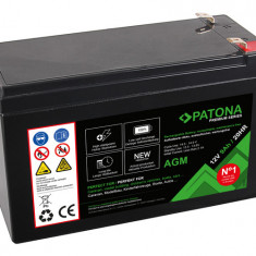PATONA Premium AGM acumulator cu plumb acid 12V 9Ah 20HR - Patona