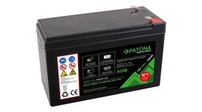 PATONA Premium AGM acumulator cu plumb acid 12V 9Ah 20HR - Patona foto