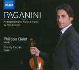 Paganini: Arrangements for Violin &amp; Piano | Nicolo Paganini, Philippe Quint, Dmitriy Cogan, Clasica