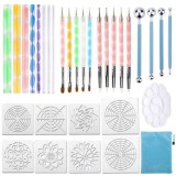 Cumpara ieftin Set de accesorii pentru tehnica mandala Mandaly