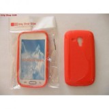 Husa Silicon S-Line Rosie pentru Samsung Galaxy Trend S7560 - Protectie Premium
